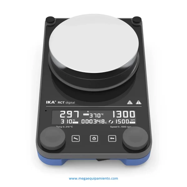 Agitador magnetico con calentamiento de Placa RCT digital IKA 20 litros 2 1 1