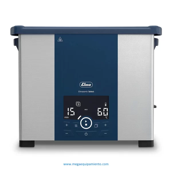 imagen de Baño Ultrasónico Digital Con calentamiento Elmasonic Select 100 – Elma Ultrasonic (9.5 Litros)