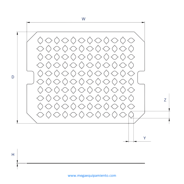 Division horizontal de la cesta modular y Soportes de silicona XL Elma Ultrasonic 3