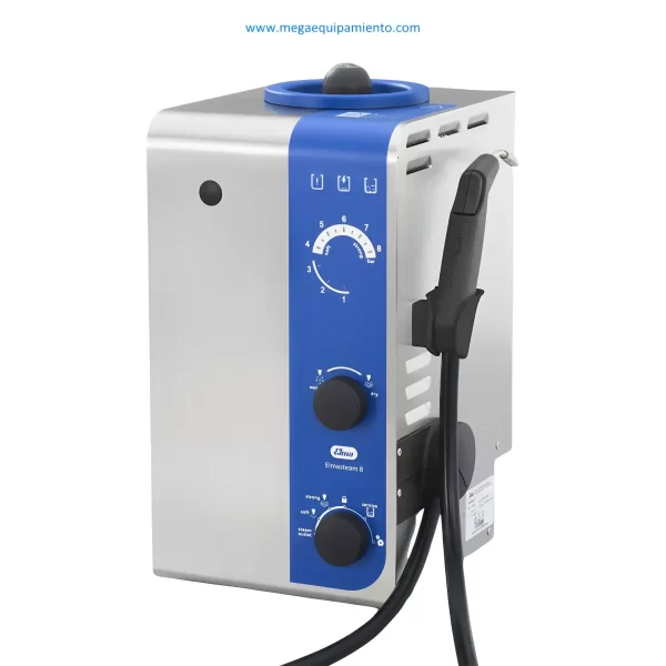 Limpiador a vapor Elmasteam 8 basic P – HS – DL – ND (Bomba, pieza de mano, aire comprimido, vapor humedo) – Elma Ultrasonic