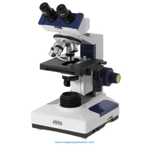 Microscopio binocular con iluminación Led, Con fototubo y objetivos planocromáticos MBL2000-T-PL-LED - KRÜSS