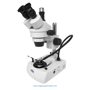Microscopio estereoscópico con lente zoom (tubo fotográfico) (fuente de luz fría) (estructura horizontal) KSW5000 TKW - KRÜSS