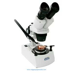 Microscopio estereoscópico (fuente de luz fría) KSW4000-K (gemología) - KRÜSS