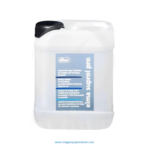 Solución de enjuague Suprol Pro (2,5 litros) - Elma Ultrasonic