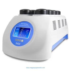 Biorreactor Multicanal RTS-8 Plus con medición no invasiva de OD, pH y pO2 en tiempo real - Biosan (Calibración E.coli, S.Cerevisiae)