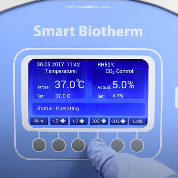 Incubadora compacta de CO2 - (S-Bt - Smart Biotherm) - Biosan (Software incluido + RS2, rack para instalación CPS-20)