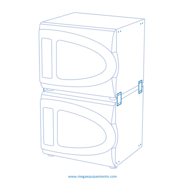 imagen de Kit de apilado para 2 × ES-20/80 y ES-20/80C - Biosan