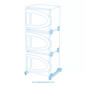 imagen de Kit de apilado para 3 × ES-20/80 y ES-20/80C - Biosan