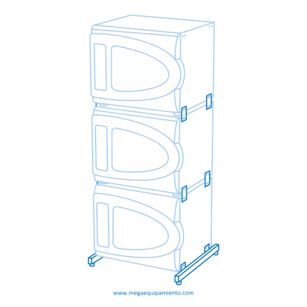 imagen de Kit de apilado para 3 × ES-20/80 y ES-20/80C - Biosan