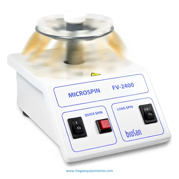 Minicentrífuga con agitador vórtex FV-2400 Micro-Spin - Biosan (Incluyendo rotores R-1.5M, R-0.5/0.2M)