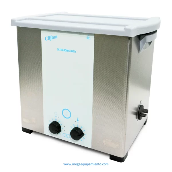 Baño Ultrasónico Analógico Con calentamiento SW12H - Nickel-Electro Ltd (12 Litros)