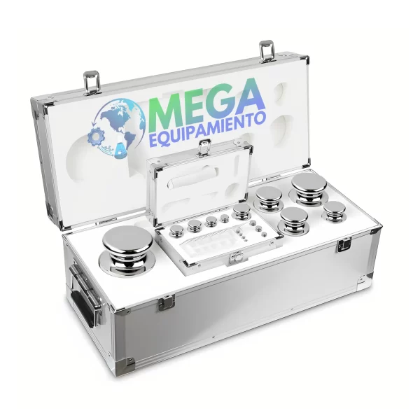 imagen de Set de Pesas de calibración en un estuche de aluminio - KERN (1 g - 10 kg clase OIML E2)