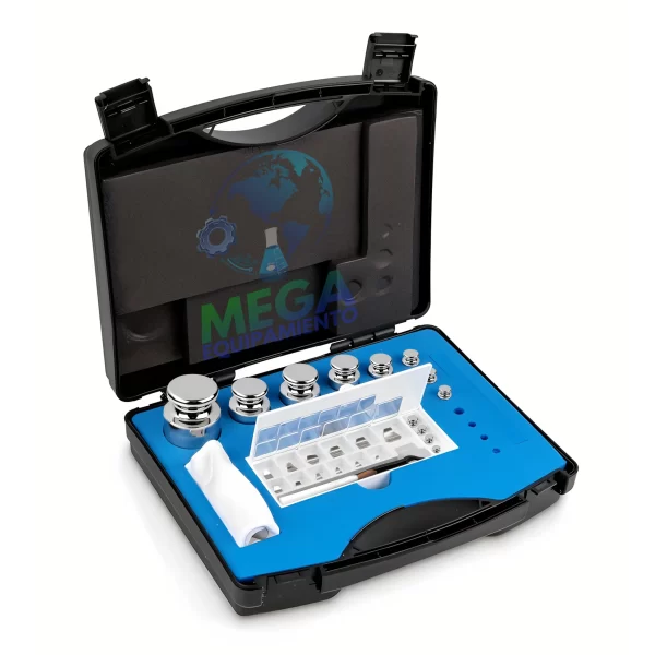 imagen de Set de Pesas de calibración en un estuche de plástico - KERN (1 mg - 500 g clase OIML E2)