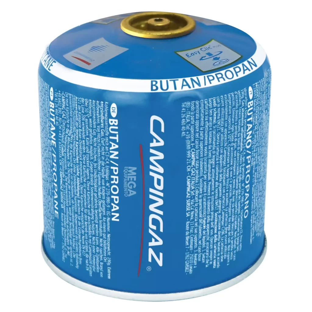 Cartucho De Gas Campingaz CV300 Plus, 240 G, Mezcla Butano/propano 80/20, Pack De 3 Unidades, Para Cocinas De Camping
