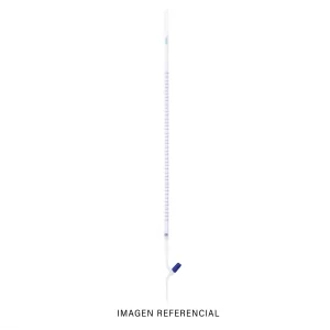 Imagen de Bureta Schellbach de 10 ml con llave válvula recta con husillo PTFE - Hirschmann