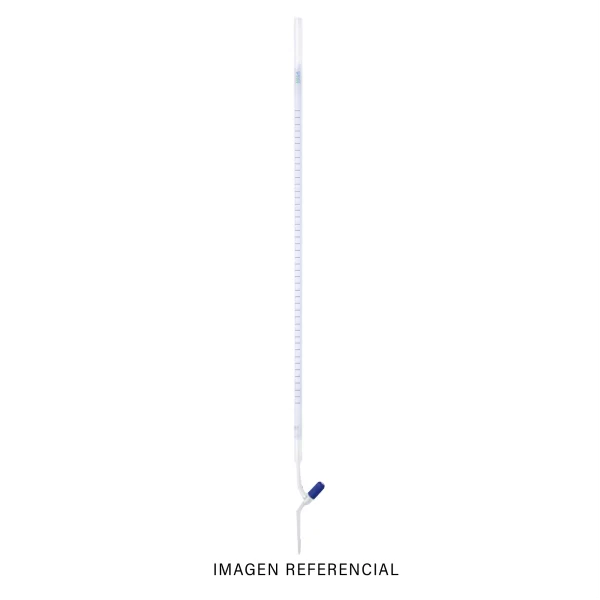 Imagen de Bureta Schellbach de 25 ml con llave válvula recta con husillo PTFE