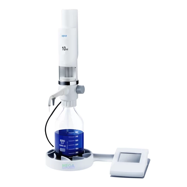 imagen de Dispensador opus® titration - Hirschmann Lab (Dispensador de 10 ml) (Control de calidad conforme a la norma DIN EN ISO 8655) (No incluye portabotellas y frascos)