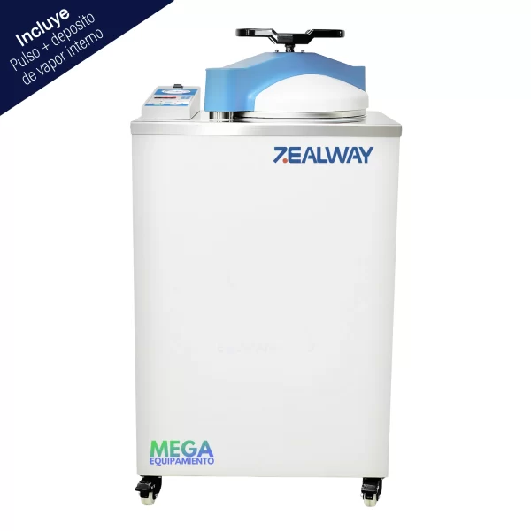 Imagen de Autoclave vertical automático FD100E - Zealway (100 Litros) (pulso+depósito de vapor interno)