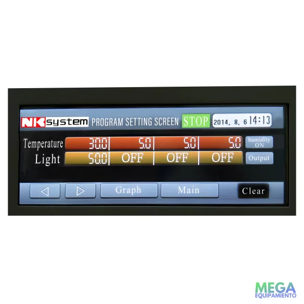 Imagen de Cámara de crecimiento de plantas LH-411PFPT-S - Nksystem (410 Litros) (control de temperatura, iluminación LED rosa)--