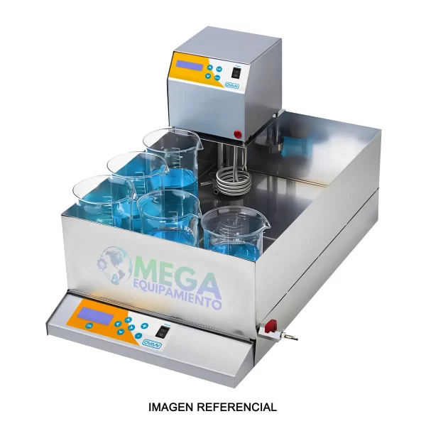 imagen de Baño con termostato de inmersión y agitación magnética BHM5E - OVAN (20 Litros), (5 posiciones)