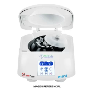 imagen de Microcentrífuga Mini Ventilada Blanca (110V) con Rotor GRF-m2.0-12 y 12 Adaptadores de 0.2 mL - LabTech