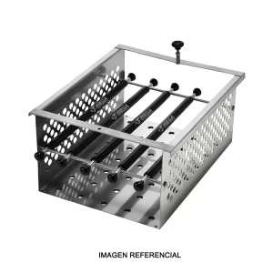 imagen de Soporte universal con 5 rodillos - OVAN (Para baños de 27 Litros) (Para frascos, recipientes)