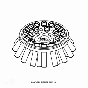 imagen de Rotor angular 12 x 10ml con cubetas 13081 (O 17x70/85mm), ángulo 30°, max RPM: 4,000 para MPW-223e - MPW