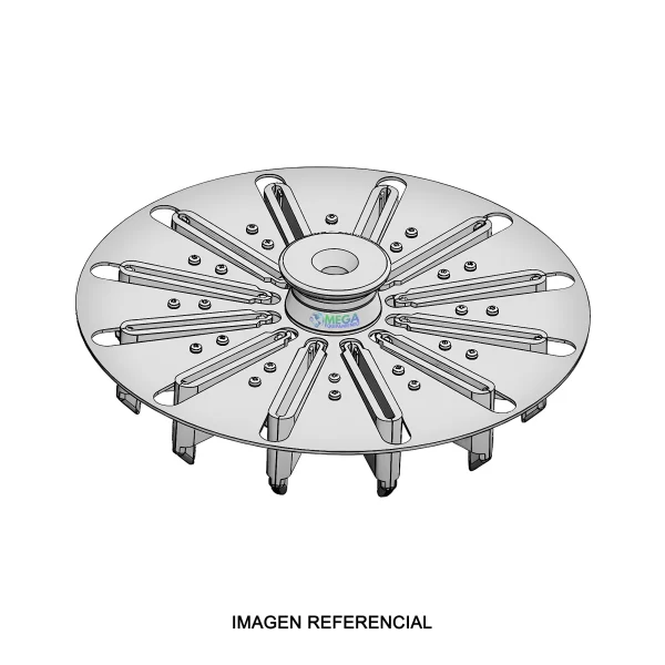 imagen de Rotor basculante completo para 12 tarjetas de gel (pruebas de columna) (RPM constante: 1 235) - MPW